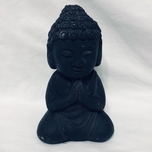 Budha ornament meditation  praying sitting position brown. 6”L X 4” W